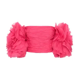 Aje Amour Bubble Top Berry Pink Size 8 for rent on The Volte - image 5