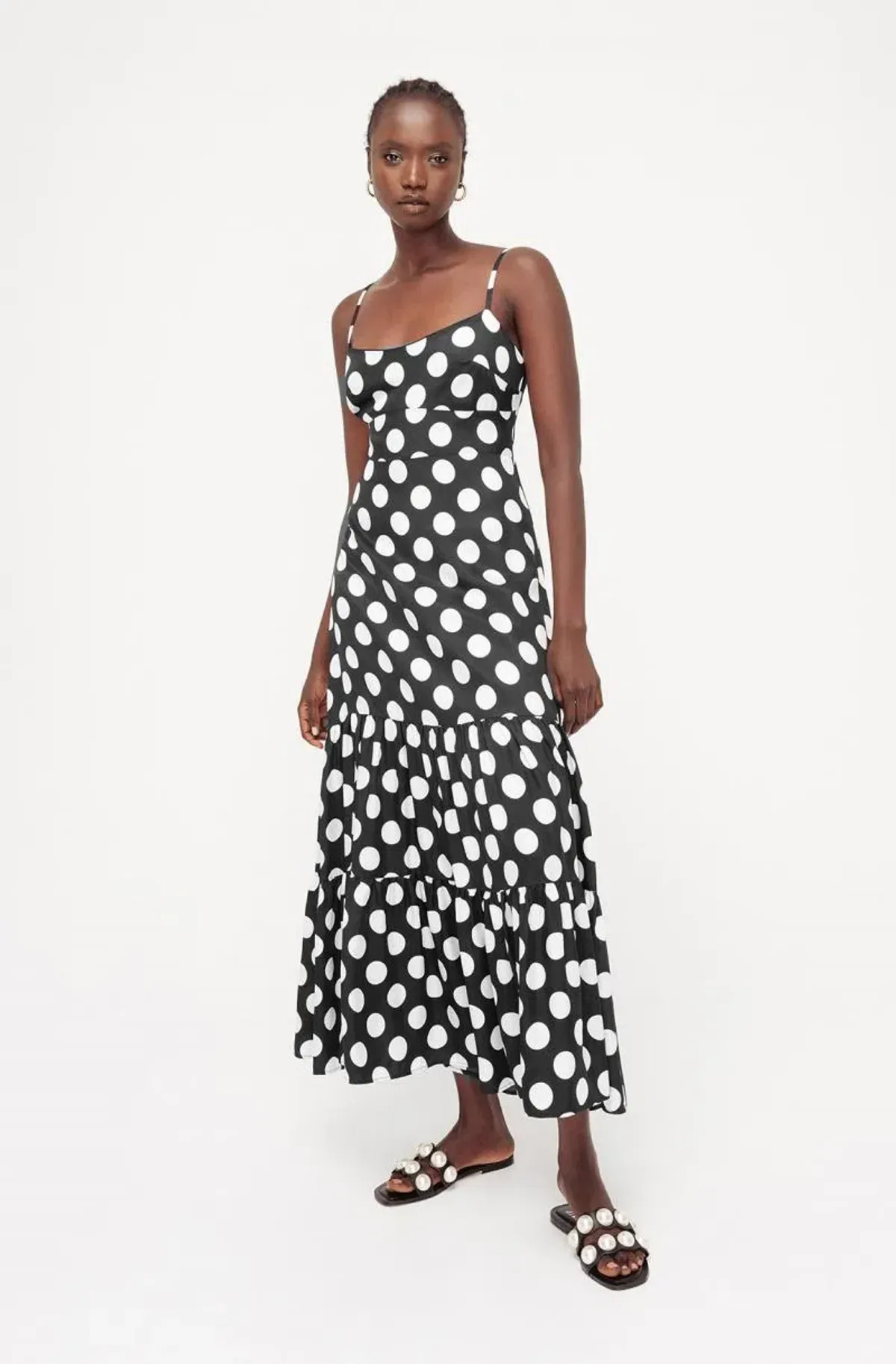 Sheike Misha Spot Dress Print Size 14  for rent on The Volte - main image