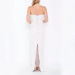 Bariano Emma Sweetheart Lace Gown White/Nude Size 8 for rent on The Volte - image 3