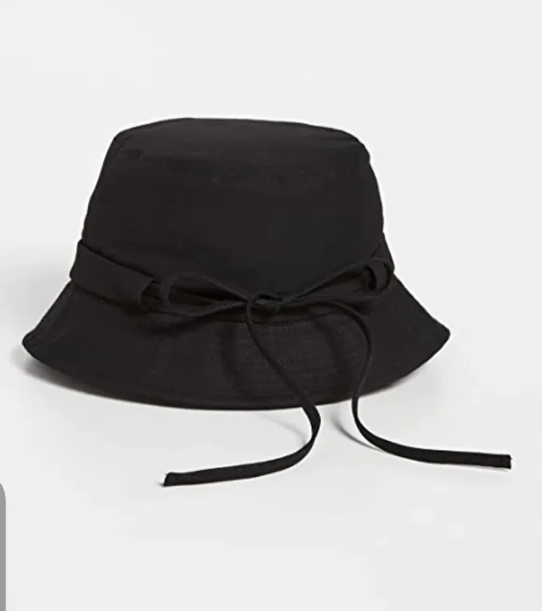 Jacquemus Le Bob Gadjo Bucket Hat Black Size 56"  for rent on The Volte - main image
