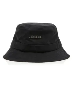 Jacquemus Le Bob Gadjo Bucket Hat Black Size 56"  for rent on The Volte - image 1