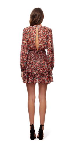 KOOKAI - BOUQUET RED FLORAL DRESS - SIZE 6 for rent on The Volte - image 3