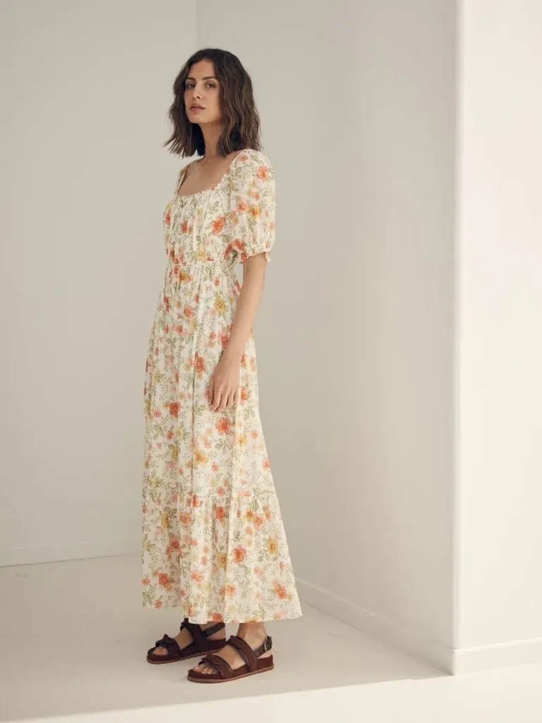 One Country Mouse Oakmeadow Jasmine Dress In Hibiscus Size 10 for rent on The Volte - main image