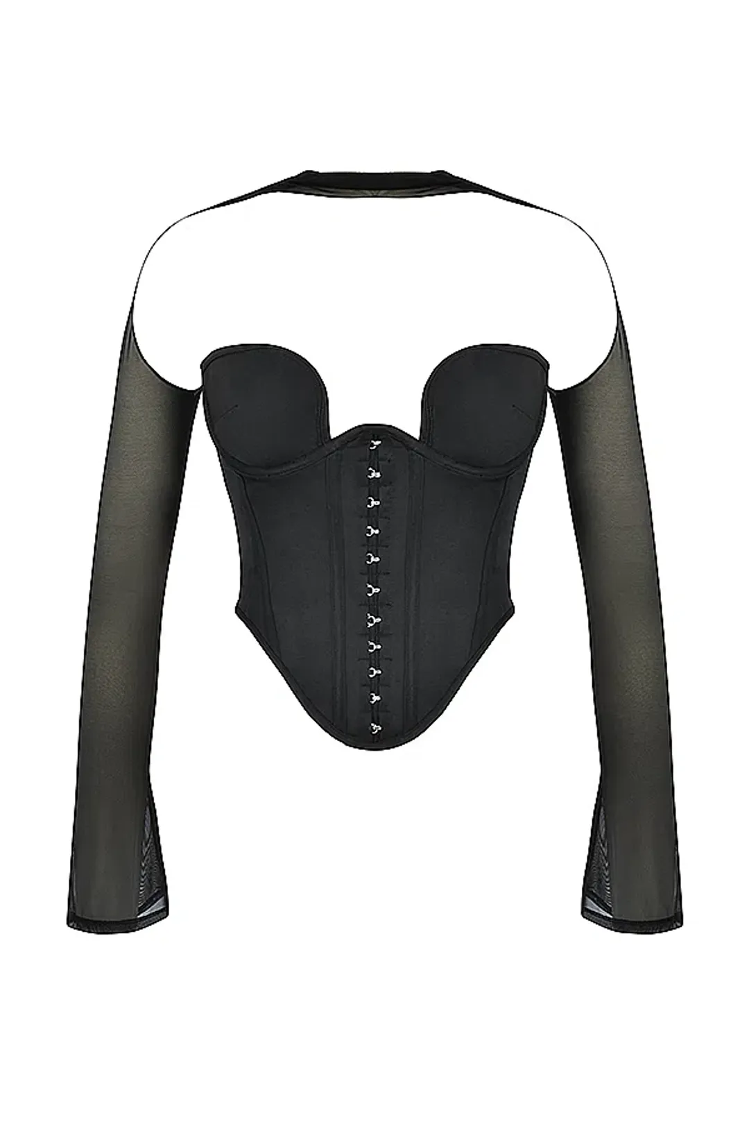 House of CB Mina Structured Corset Black Size S / Au 8 for rent on The Volte - main image