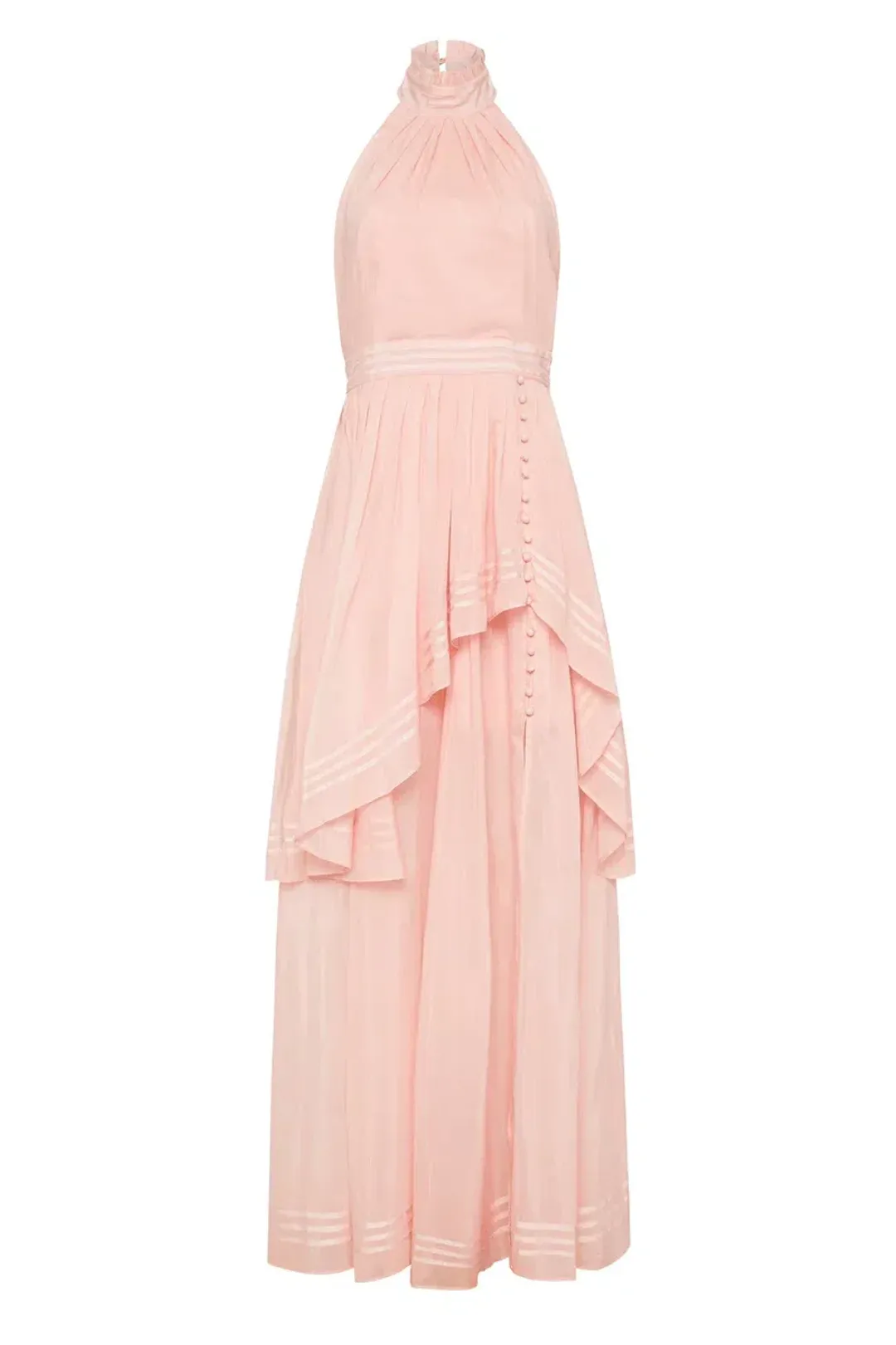 Aje Bungalow Sienna Dress Blush Size AU 12 for rent on The Volte - main image
