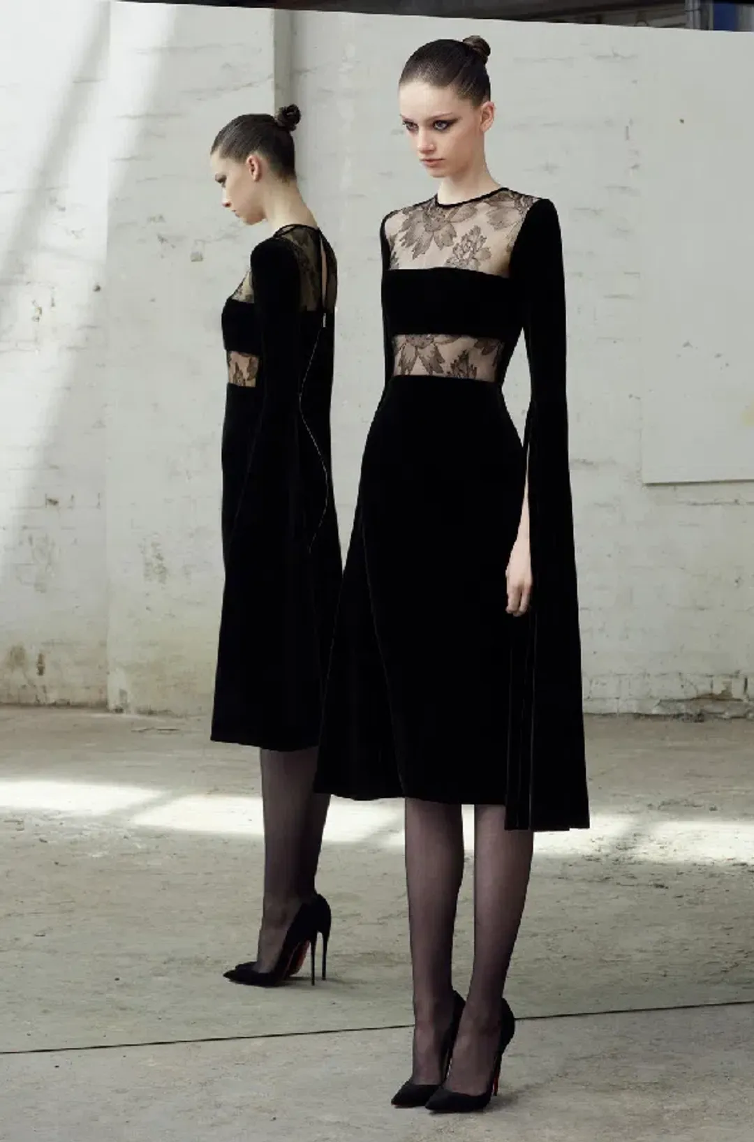 Alex Perry Kirby Dress Black Size 6 for rent on The Volte - main image