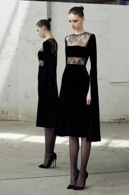 Alex Perry Kirby Dress Black Size 6 for rent on The Volte - image 1