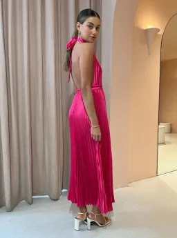 L'Idee Renaissance Split Gown in Punch Size 8 for rent on The Volte - image 3