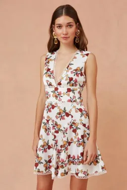 Keepsake Everlasting Mini Dress Vine Print Size L / Au 12 for rent on The Volte - image 2