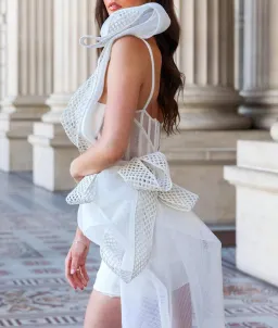 Eliya the Label Cheyanne Dress White Size 10 (FITS8) for rent on The Volte - image 3