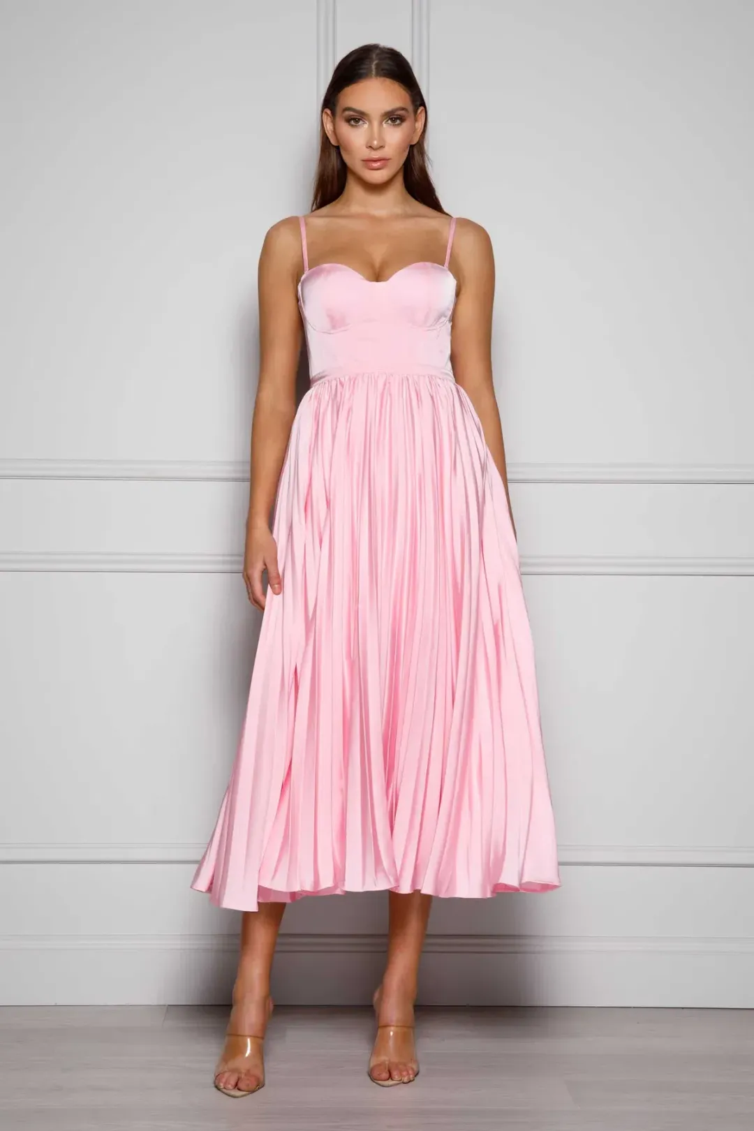 Elle Zeitoune Milan Dress Pink Size 8 for rent on The Volte - main image