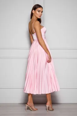 Elle Zeitoune Milan Dress Pink Size 8 for rent on The Volte - image 2