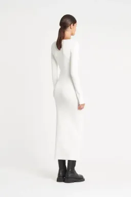 Sir the Label Celena Draped Dress White Size 8 for rent on The Volte - image 3