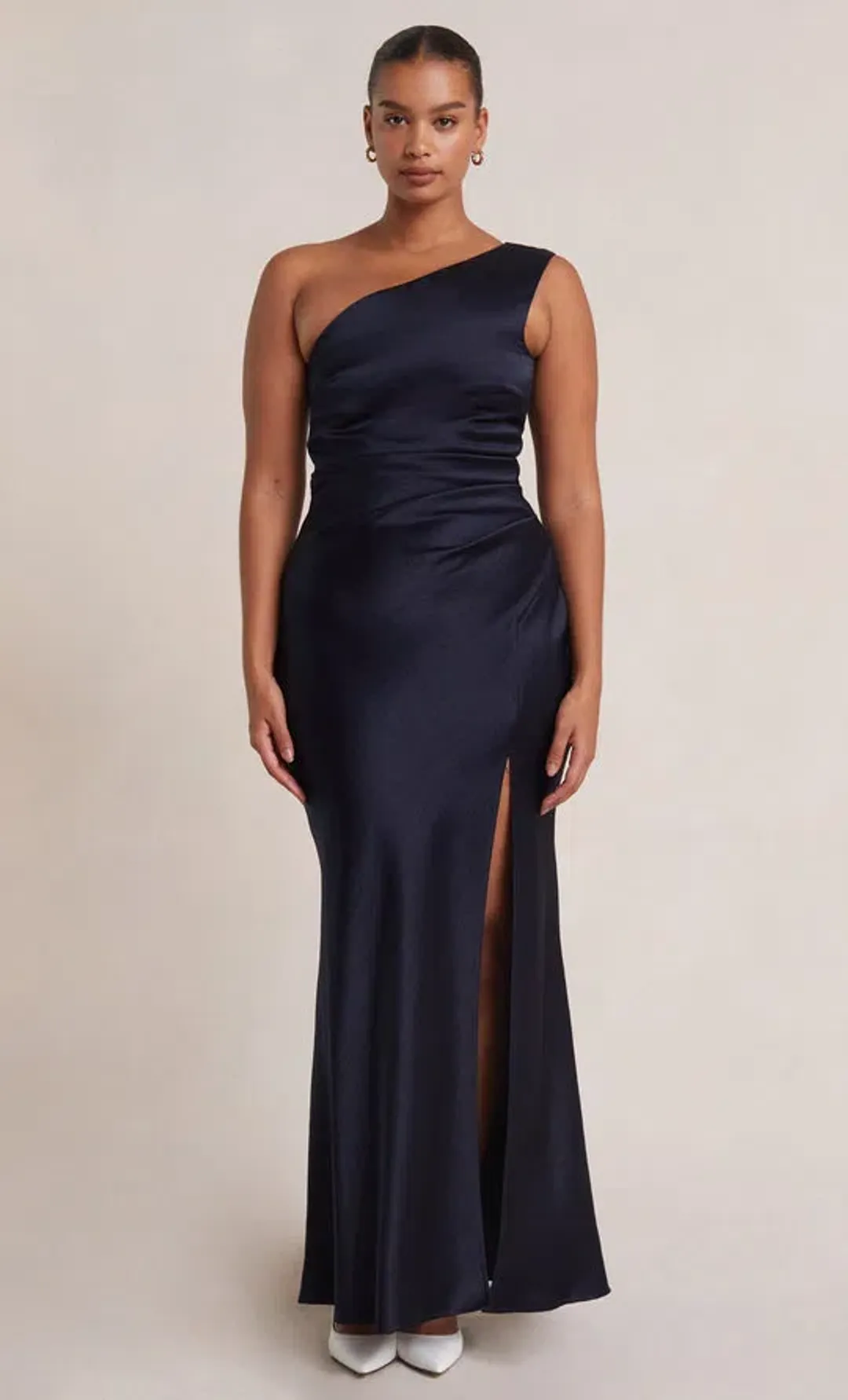 Bec & Bridge The Dreamer Asym Dress in Ink Navy Size 10 for rent on The Volte - main image