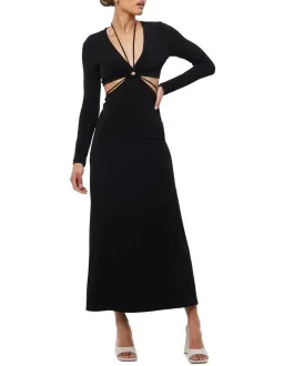 Mossman Starling Maxi Dress Black Size 14 for rent on The Volte - image 1