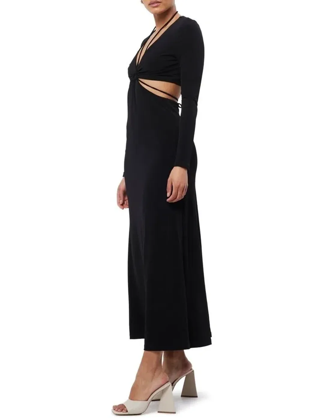 Mossman Starling Maxi Dress Black Size 14 for rent on The Volte - main image