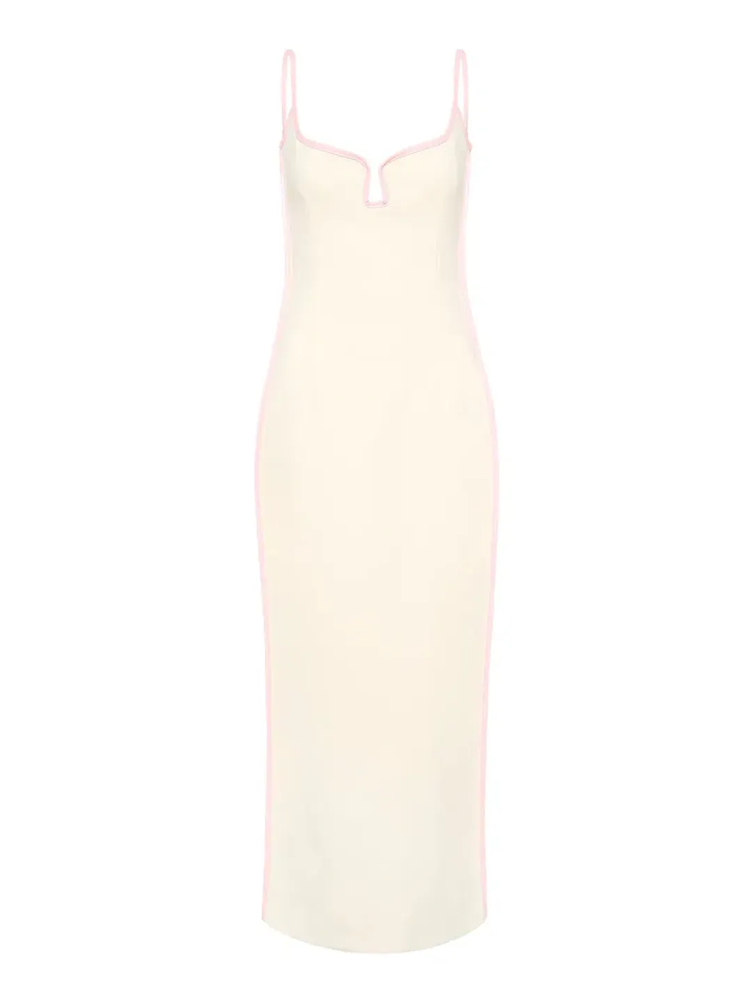 Paris Georgia Marlo Dress Cream With Bubblegum Pink Size S / Au 8 for rent on The Volte - main image