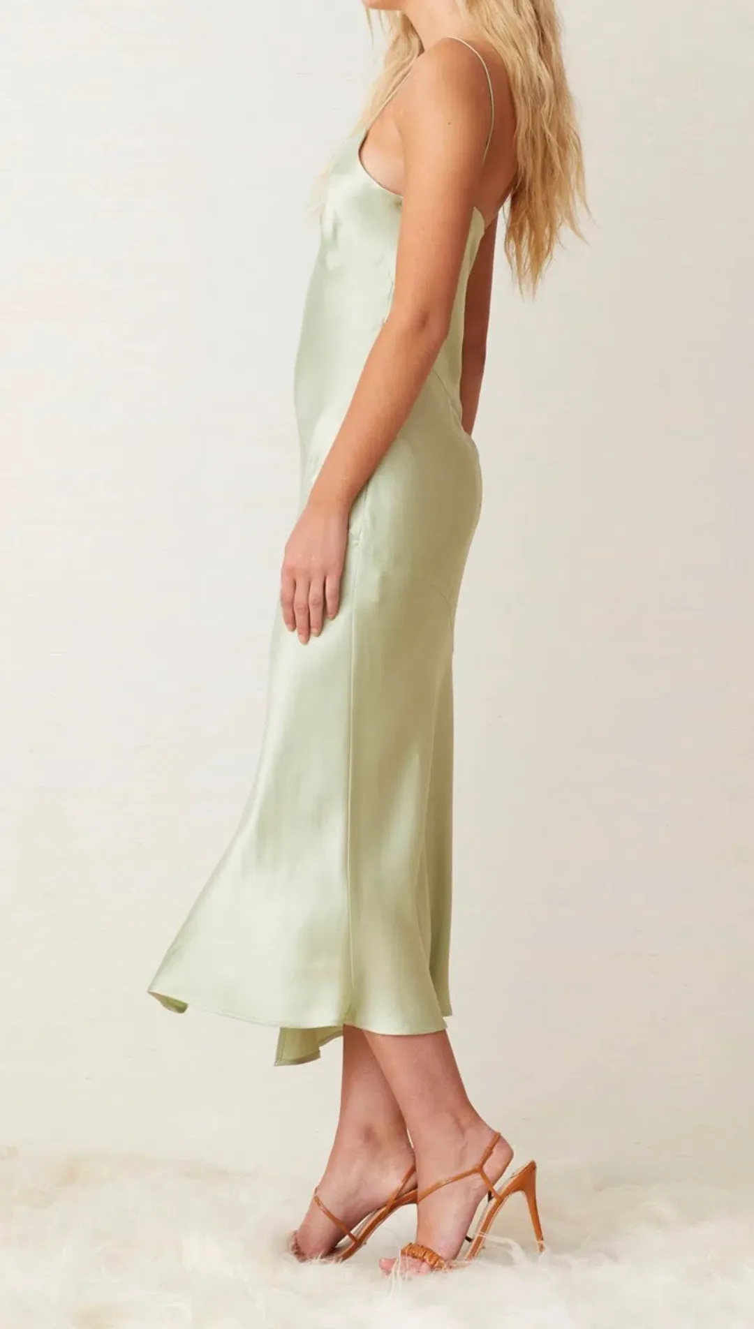 Bec & Bridge Crest Midi Dress Green Size 10 for rent on The Volte - main image