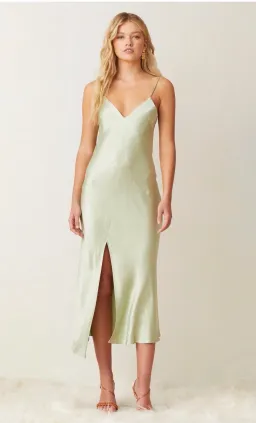 Bec & Bridge Crest Midi Dress Green Size 10 for rent on The Volte - image 1