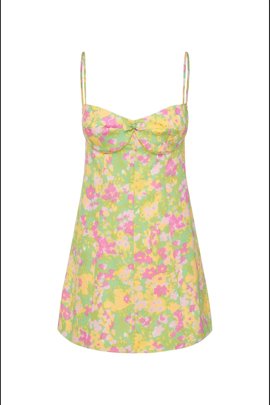 With Jean Dolce Dress in Honey Suckle Print Size 10 for rent on The Volte - main image