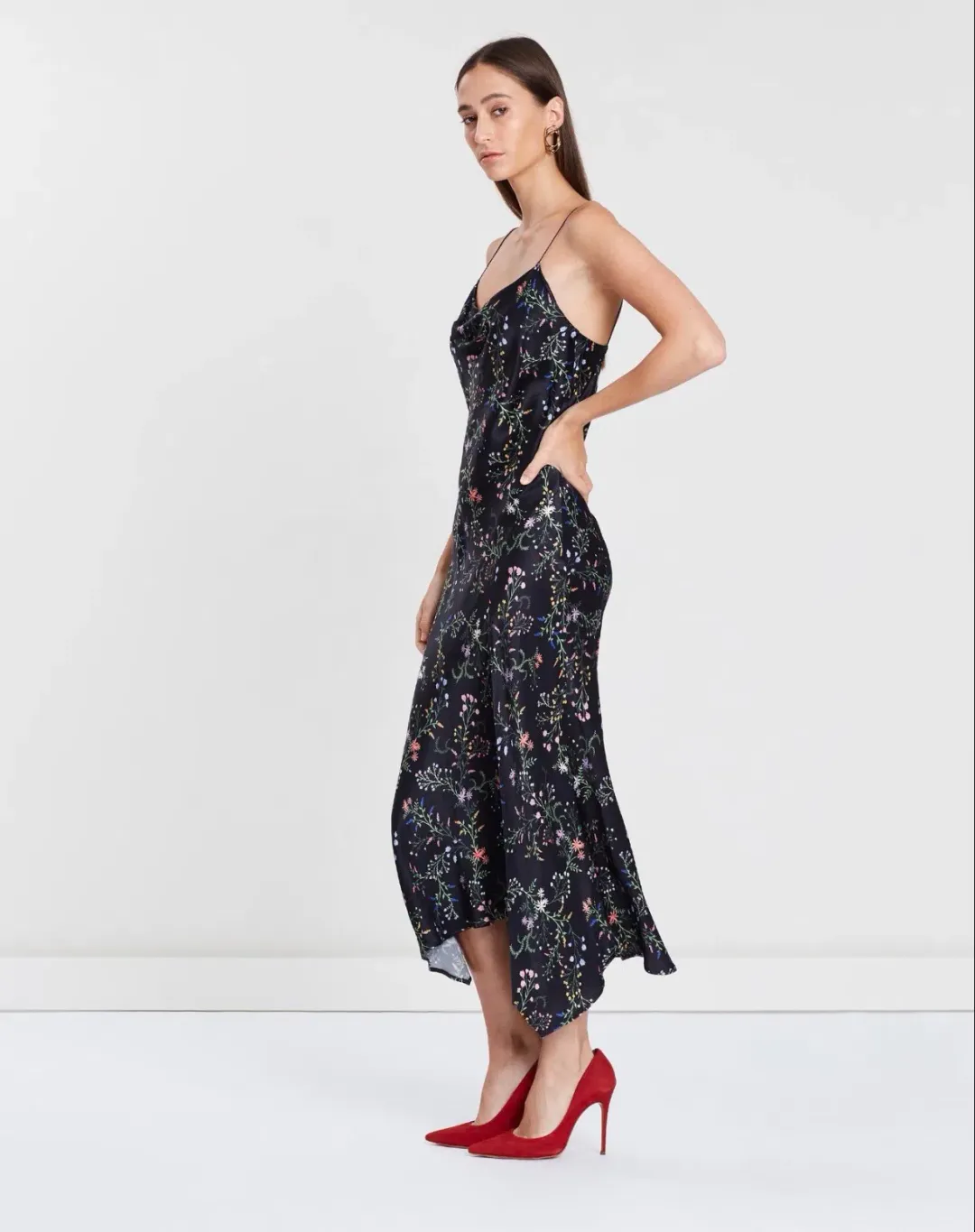 Bec & Bridge Exclusive Midi Dress Black Size 6 for rent on The Volte - main image