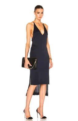 Dion Lee Fine Line Dress Black Size 12 for rent on The Volte - image 1