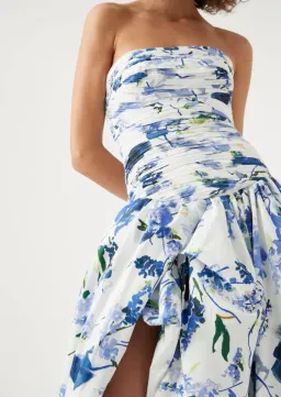 Aje Violette Bubble Hem Maxi Dress Print Size 10 for rent on The Volte - image 2