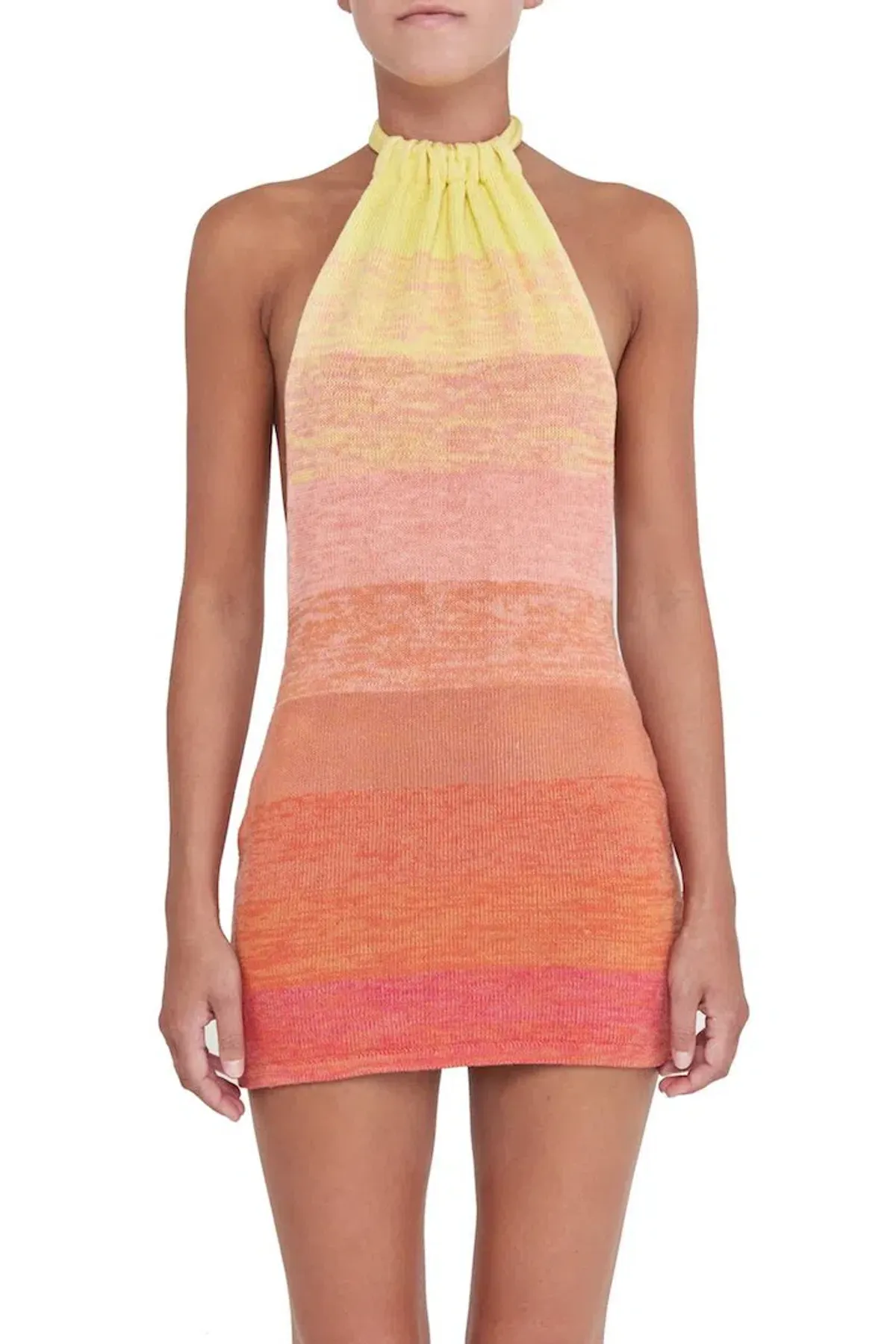 Bamba Swim Bounty Mini Dress Sunset Size XS for rent on The Volte - main image