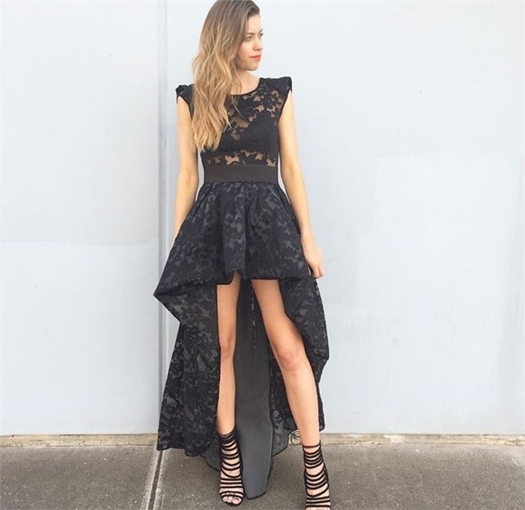 Bronx & Banco Black Bohem Dress size 8 for rent on The Volte - main image