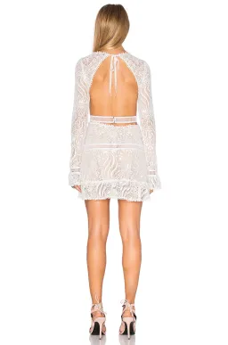 For Love and Lemons Emerie Cut Out Dress White Size XS/ AU 6 for rent on The Volte - image 2
