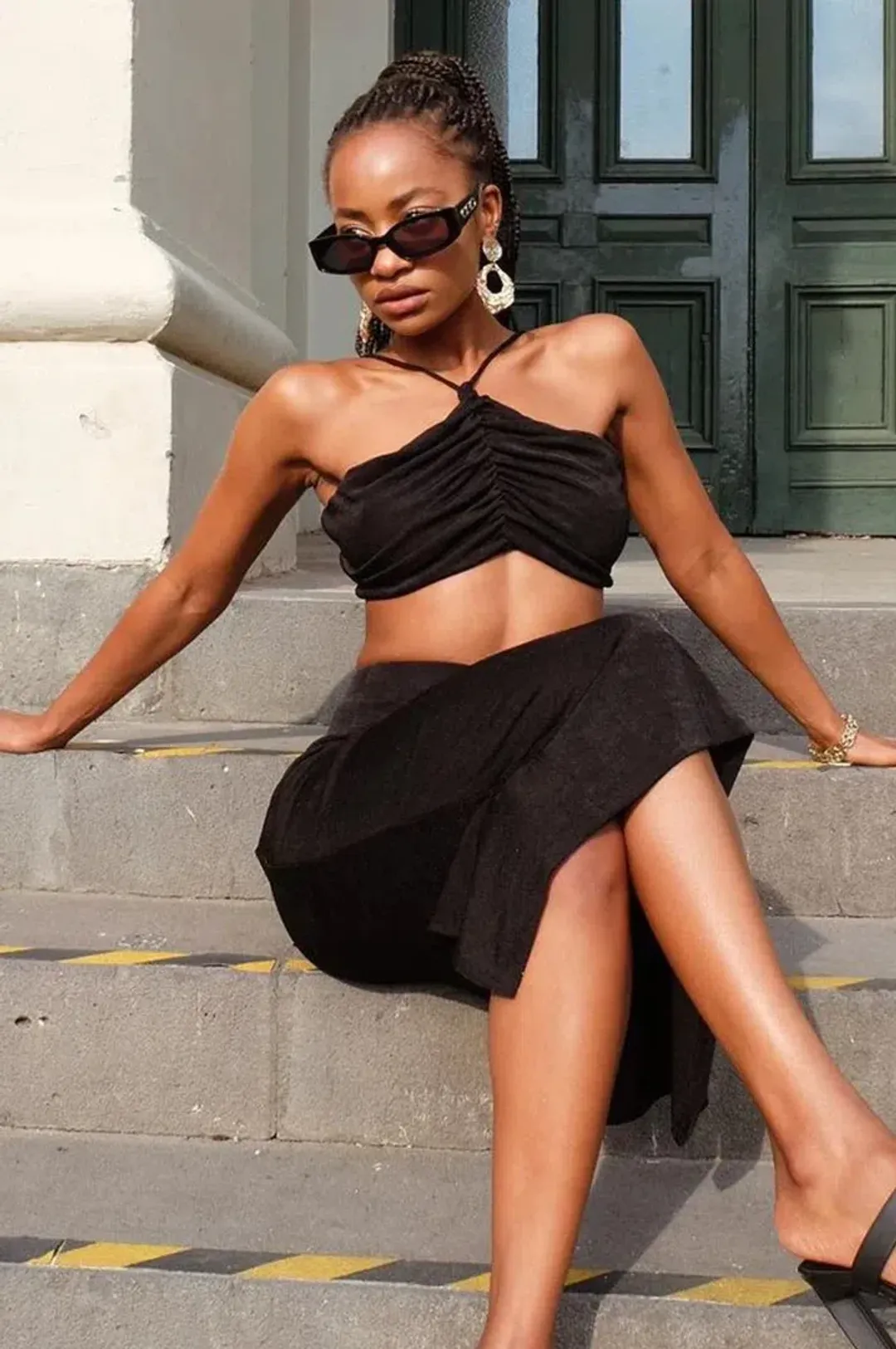  She is Us On Demand Set in Black Size S/ Au 8 for rent on The Volte - main image