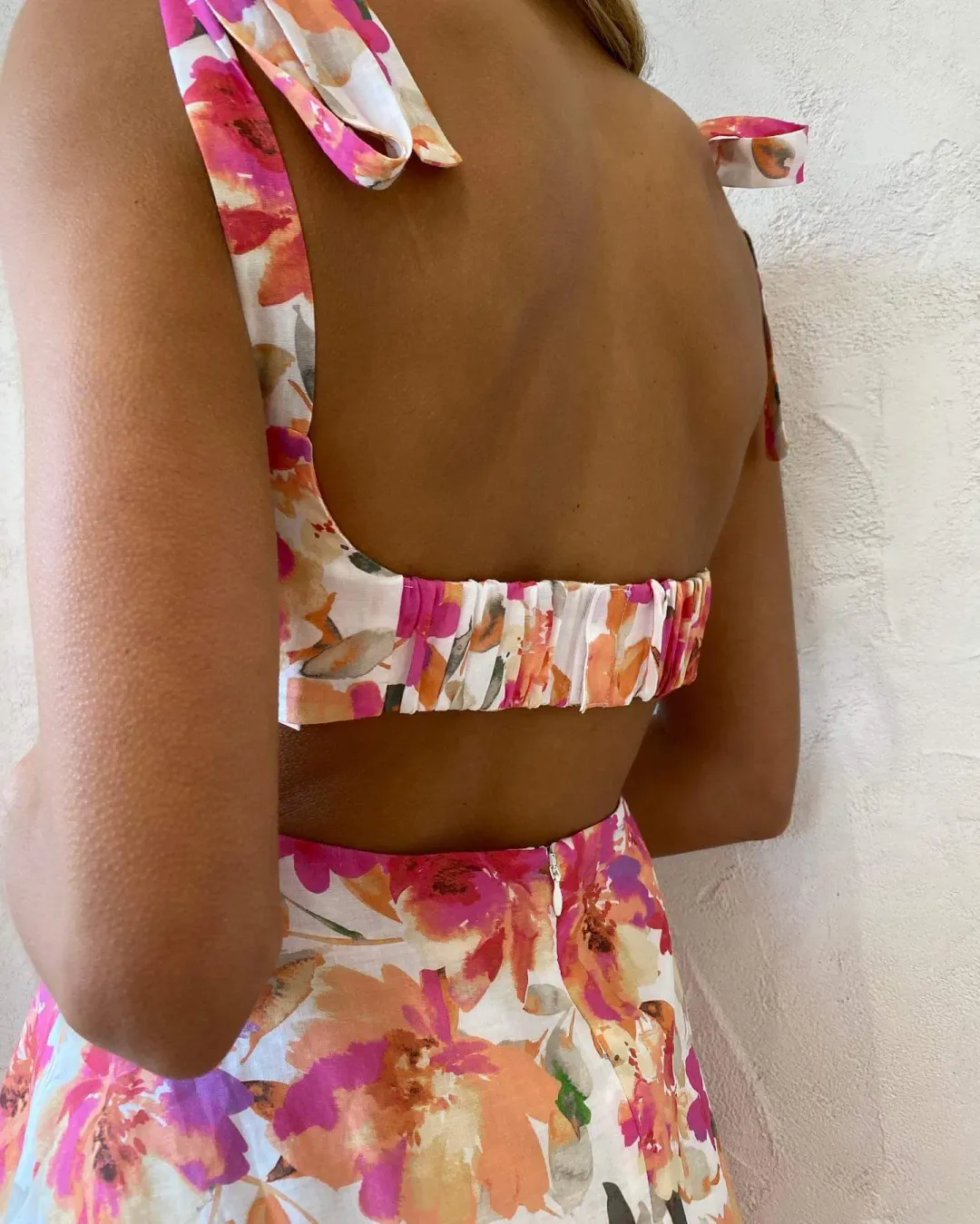 Sofia the Label Mimi Cut Out Mini Dress Print Size 8  for rent on The Volte - main image