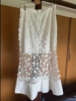Alice McCall Pretty On The Inside Top & A Little Soul Skirt Set White Size 12 for rent on The Volte - image 5