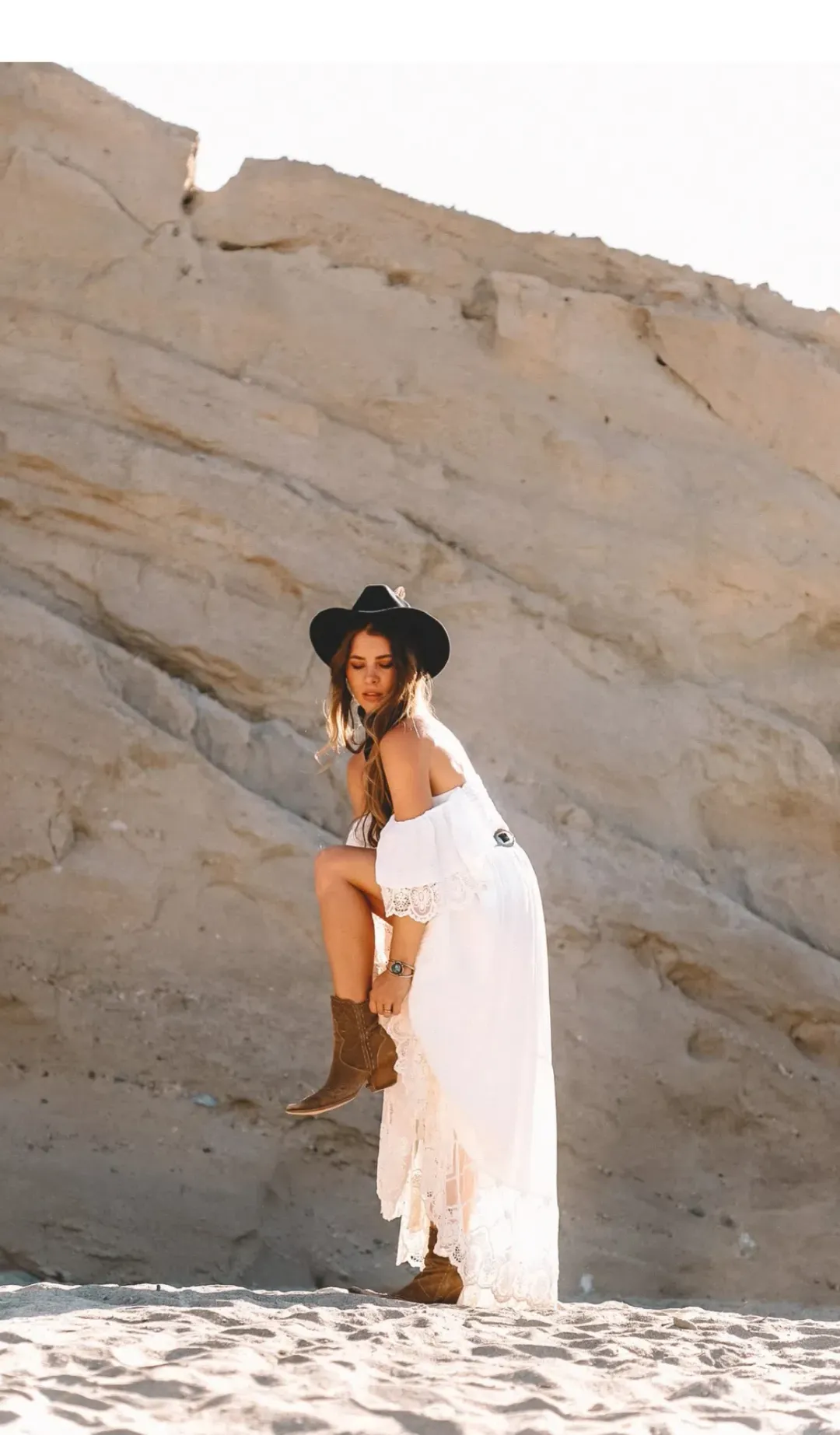 Coven & Co Folklore Gown Natural White Size M  for rent on The Volte - main image