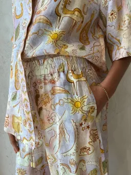 Alemais Solitaire Pants and Shirt Set Print Size 10 for rent on The Volte - image 3