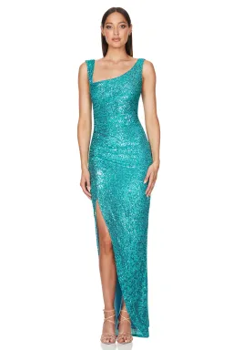Nookie Elsa Gown Aqua Size M  for rent on The Volte - image 1