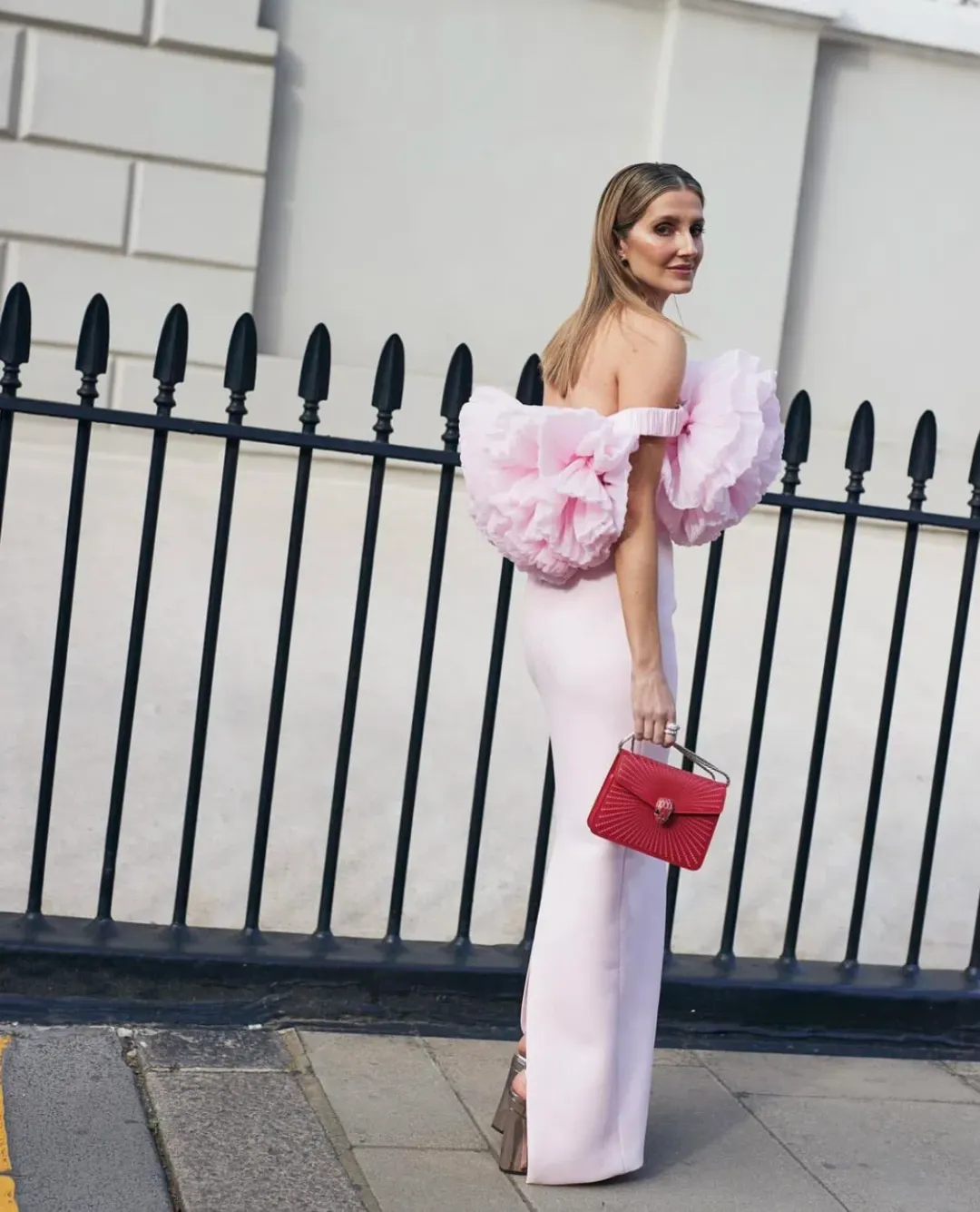 Rachel Gilbert Angelo Gown Pink Size AU 6 for rent on The Volte - main image