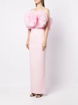 Rachel Gilbert Angelo Gown Pink Size AU 6 for rent on The Volte - image 4