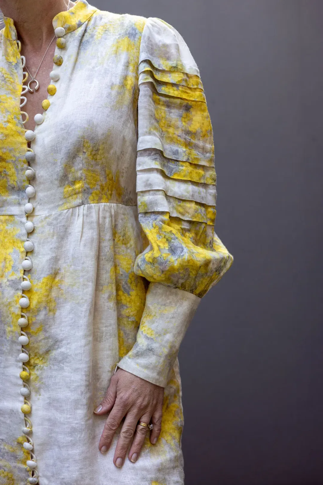 Zimmermann Botanica Wattle Linen Mini Dress Print Size 1 / Au 10 for rent on The Volte - main image