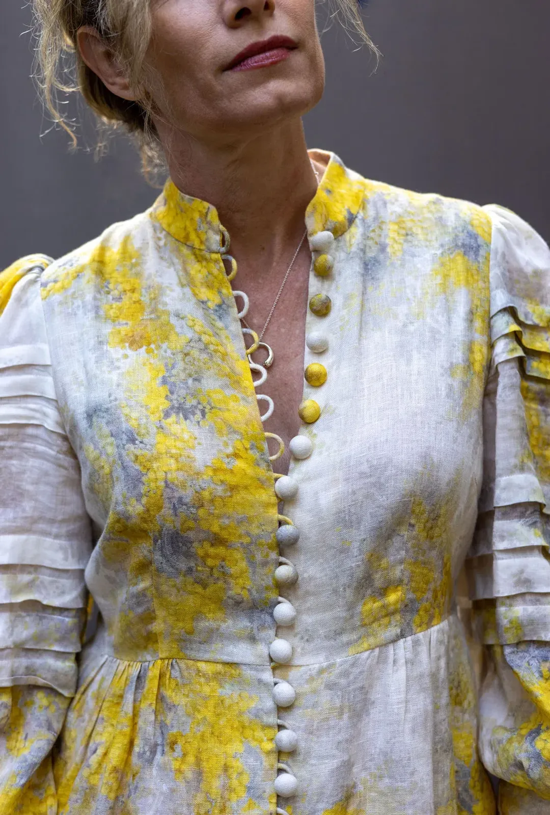 Zimmermann Botanica Wattle Linen Mini Dress Print Size 1 / Au 10 for rent on The Volte - main image