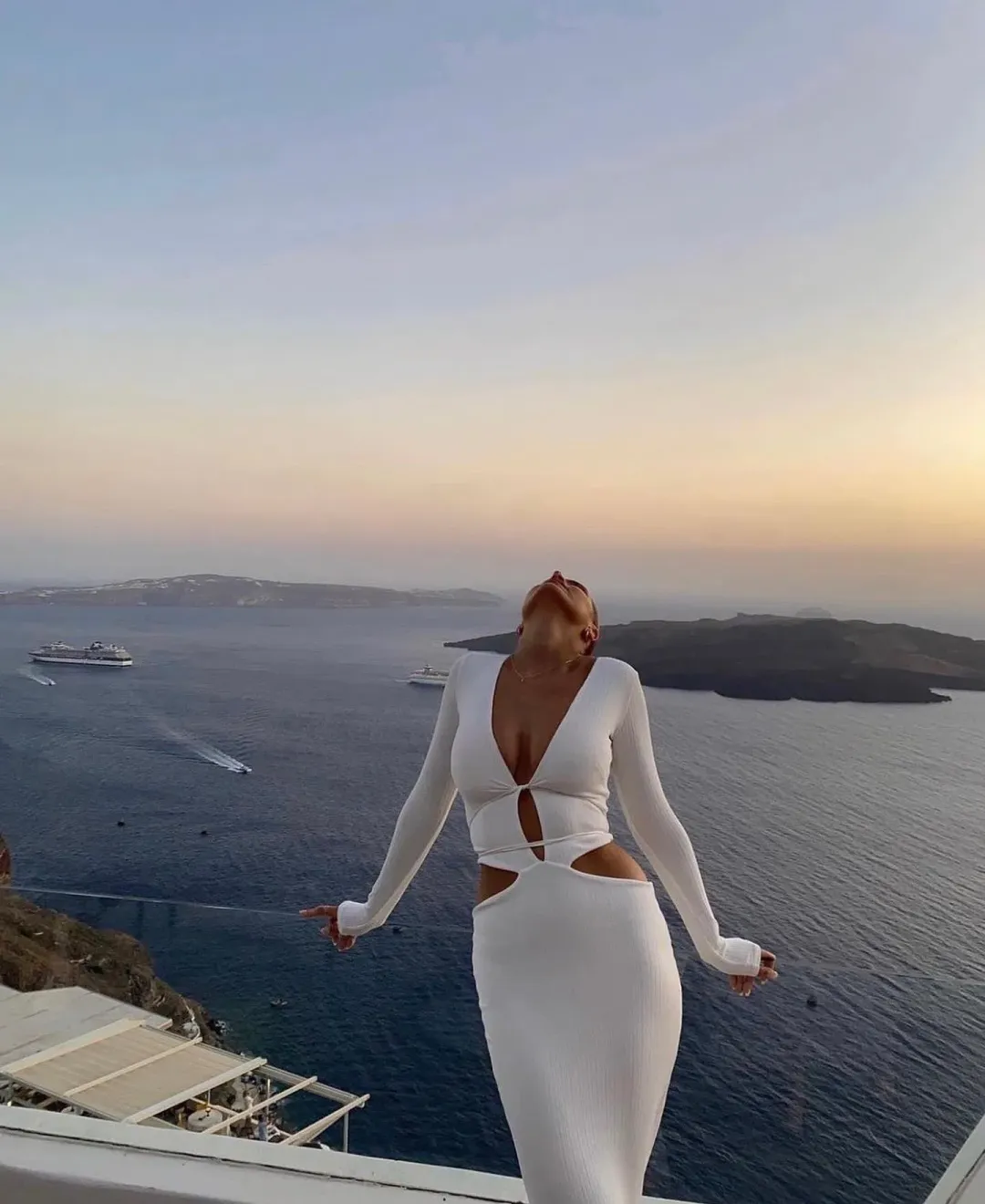 Arcina Ori Aston Dress Ivory Size XS / AU 6 for rent on The Volte - main image