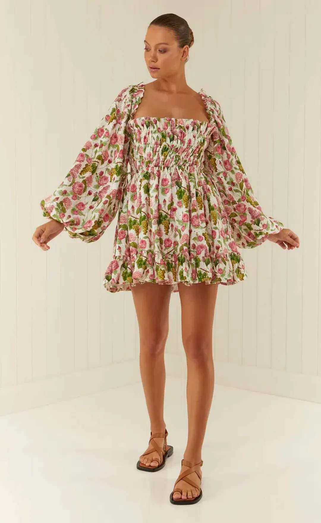 Palm Noosa Milky Way Dress Print Size 12 for rent on The Volte - main image