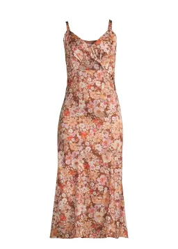 Hansen & Gretel Bisset Floral Midi Dress Print Size XS/ AU 6 for rent on The Volte - image 3