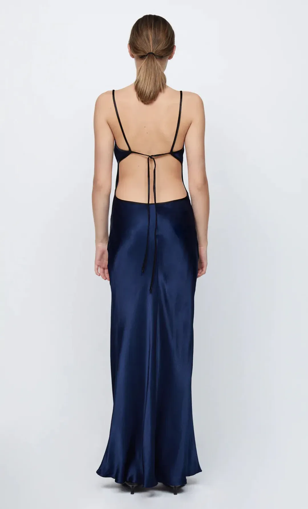Bec & Bridge Cedar City Maxi Dress Navy Size 8 for rent on The Volte - main image