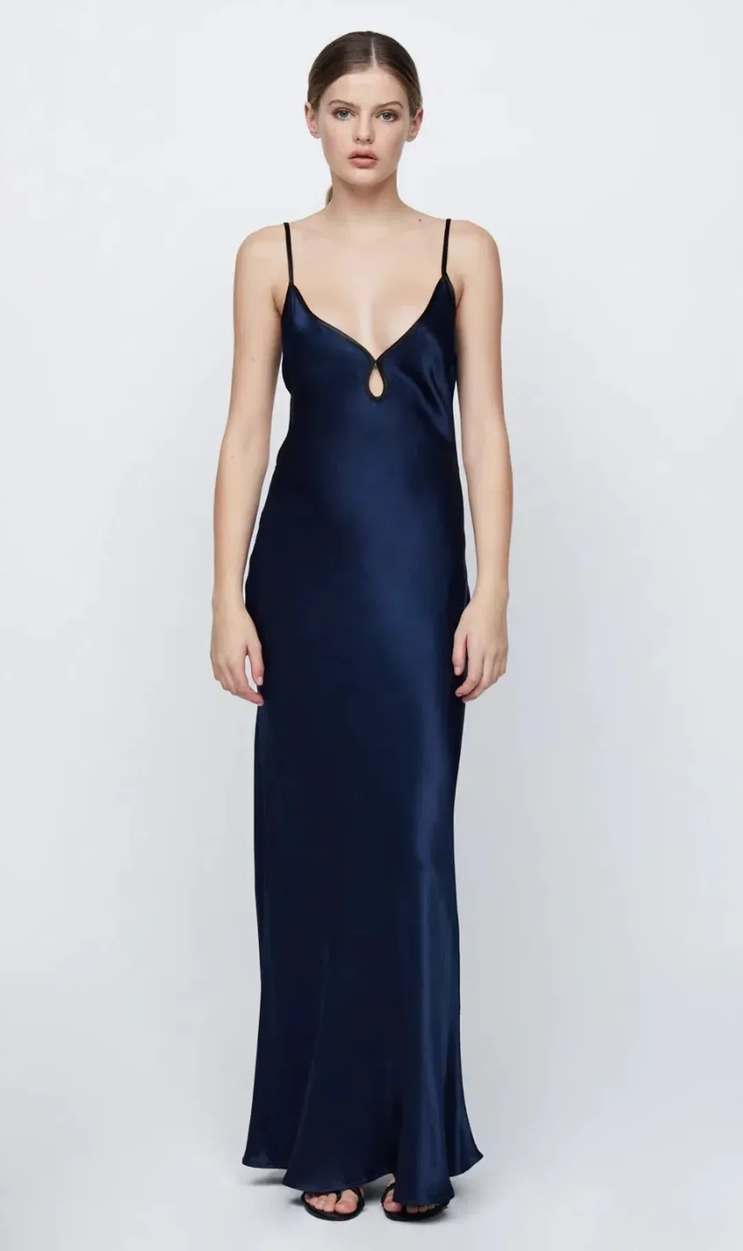 Bec & Bridge Cedar City Maxi Dress Navy Size 8 for rent on The Volte - main image