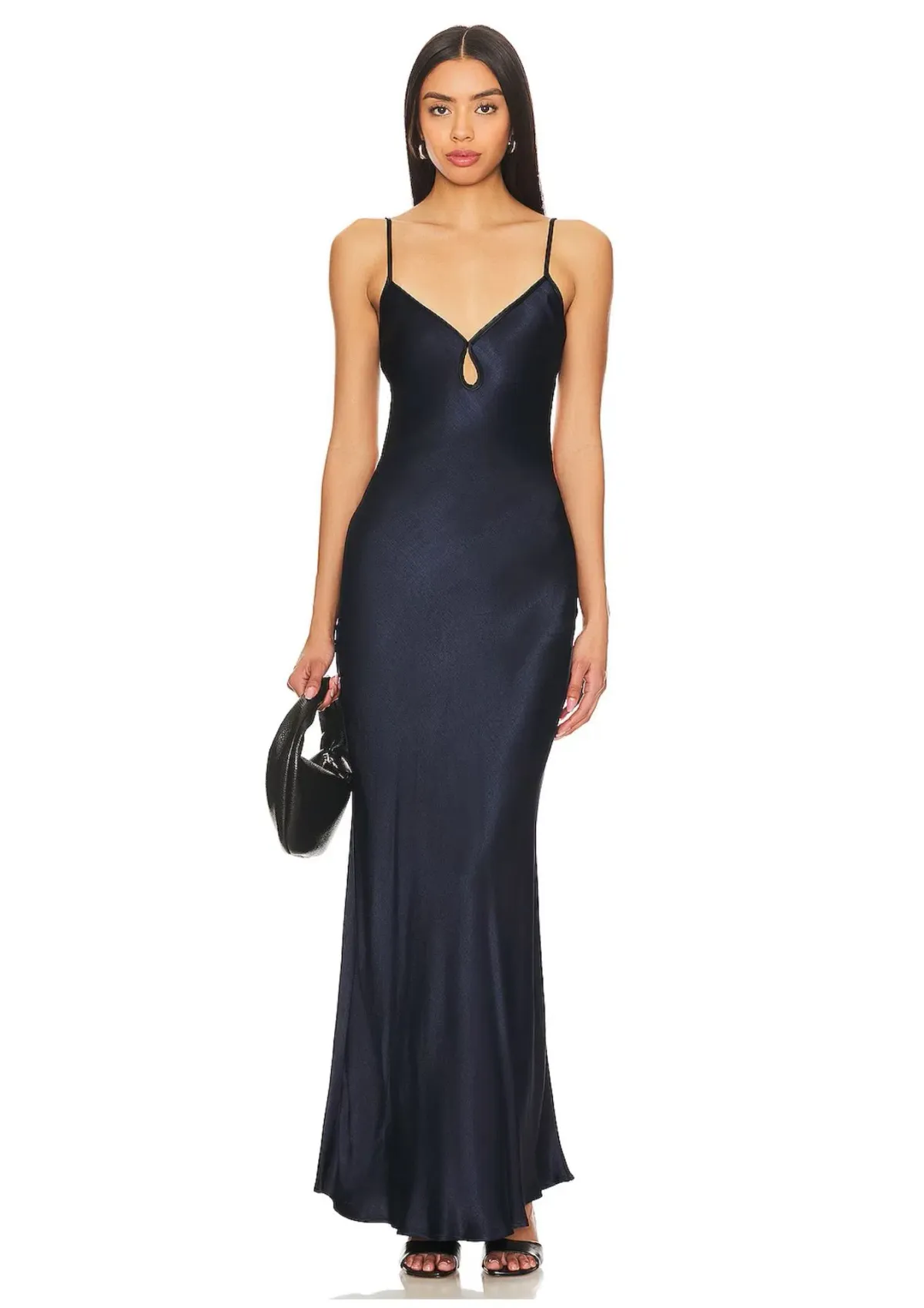 Bec & Bridge Cedar City Maxi Dress Navy Size 10 for rent on The Volte - main image