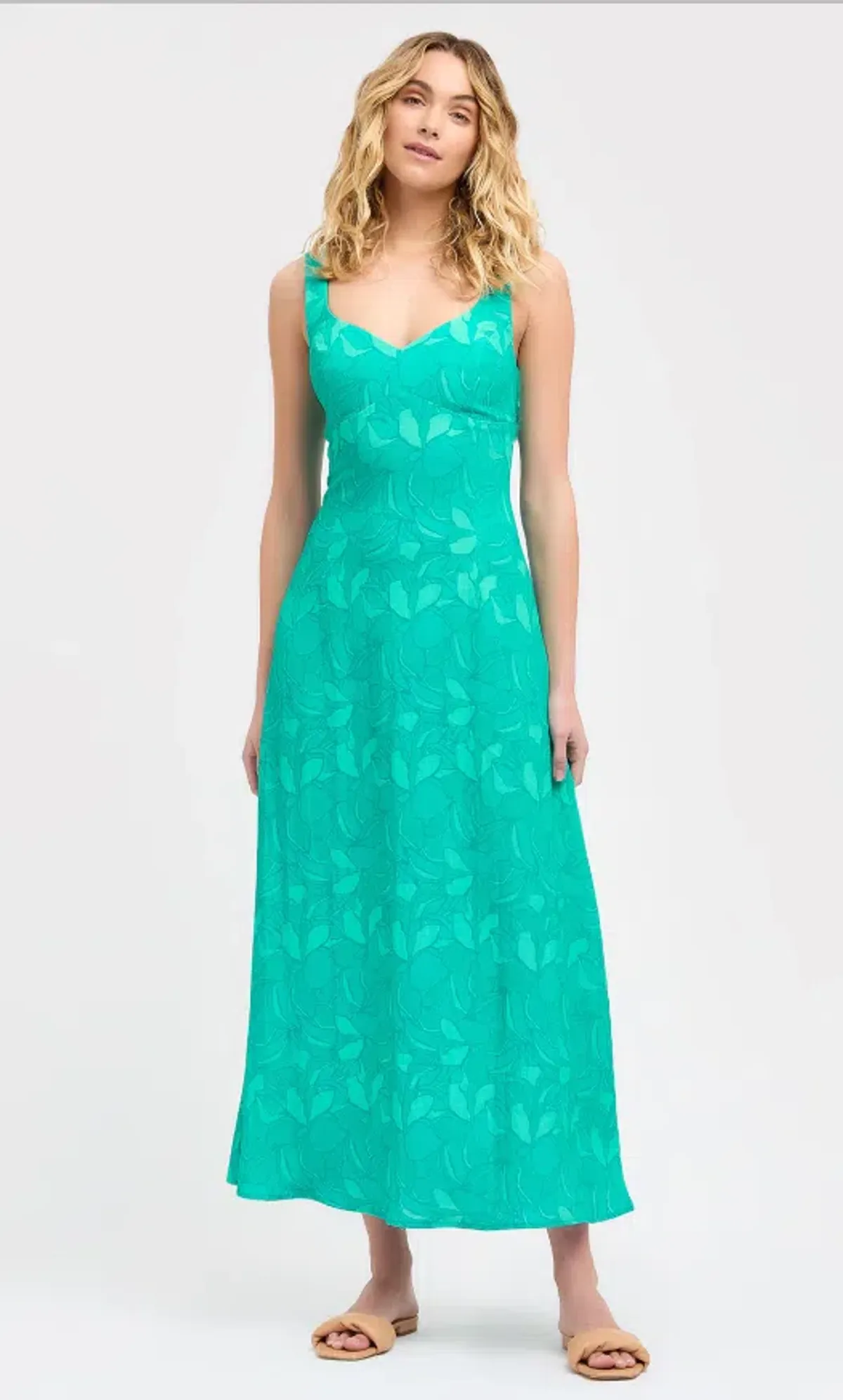 Kookai Annika Day Dress Aqua Size 14 for rent on The Volte - main image