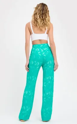 Kookai Annika Pants Aqua Green Size AU 14 for rent on The Volte - image 2