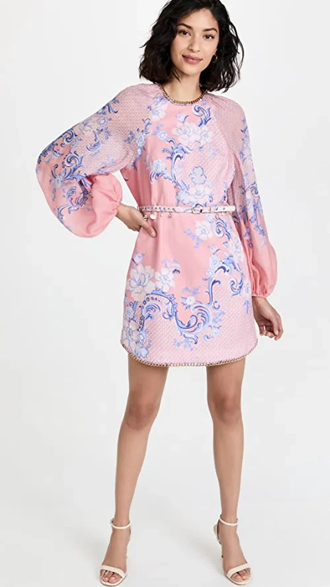 Zimmermann Postcard Floral Mini Dress Print Size 0 / Au 8 for rent on The Volte - main image