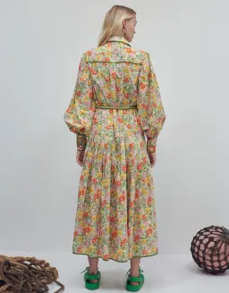 Alémais Cabana Midi Shirtdress Multi Size 8 for rent on The Volte - image 3